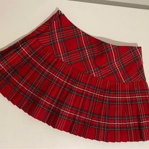 F21 Plaid Mini-Skirt